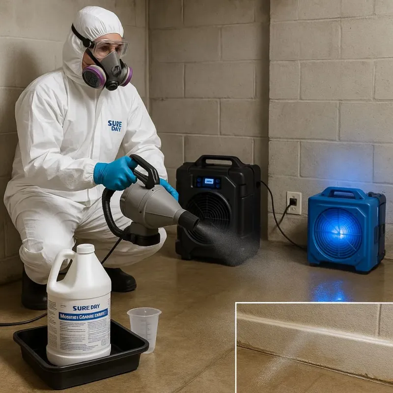 Sanitization and Odor Removal process in Euclid, OH